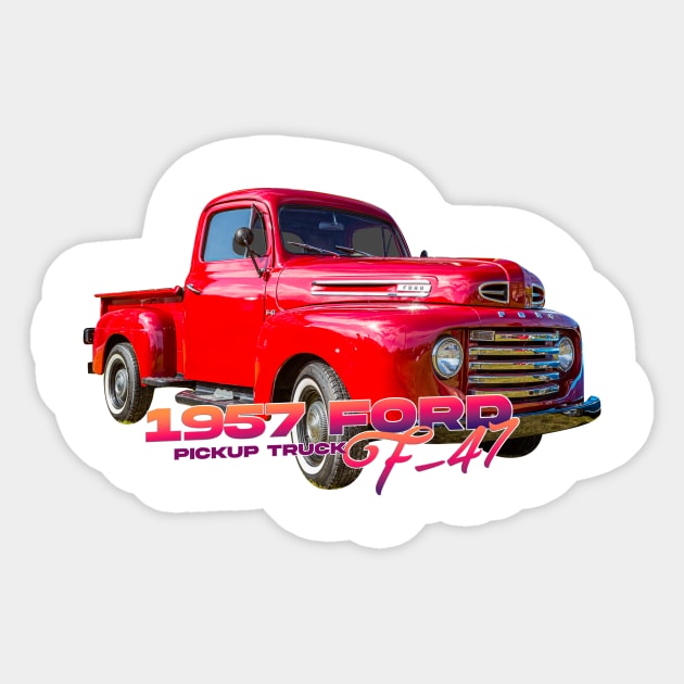 1950 Ford F-47 Pickup Truck Sticker by Gestalt Imagery